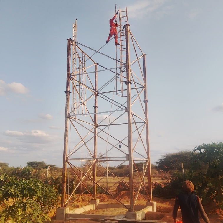 Weldoni tower construction
